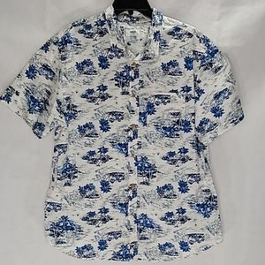 Old Navy palm trees Hawaiian shirt sleeve Size: XL